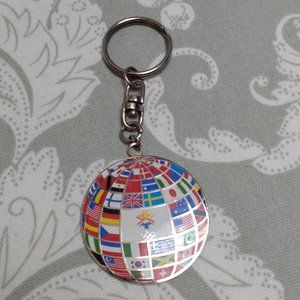 Olympic Flag World Key Chain